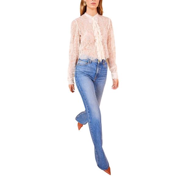 Ulla Johnson Tops - Ulla Johnson Sheer Cowrie Cecile Top Size 10 NWT